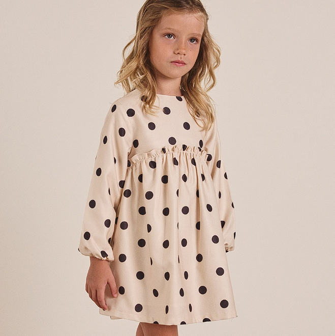 Vestido niña dots