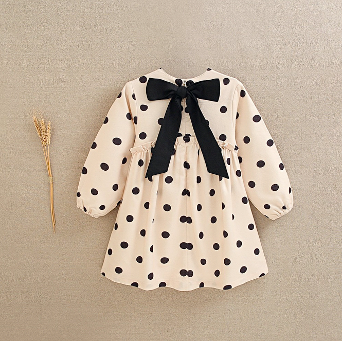 Vestido niña dots