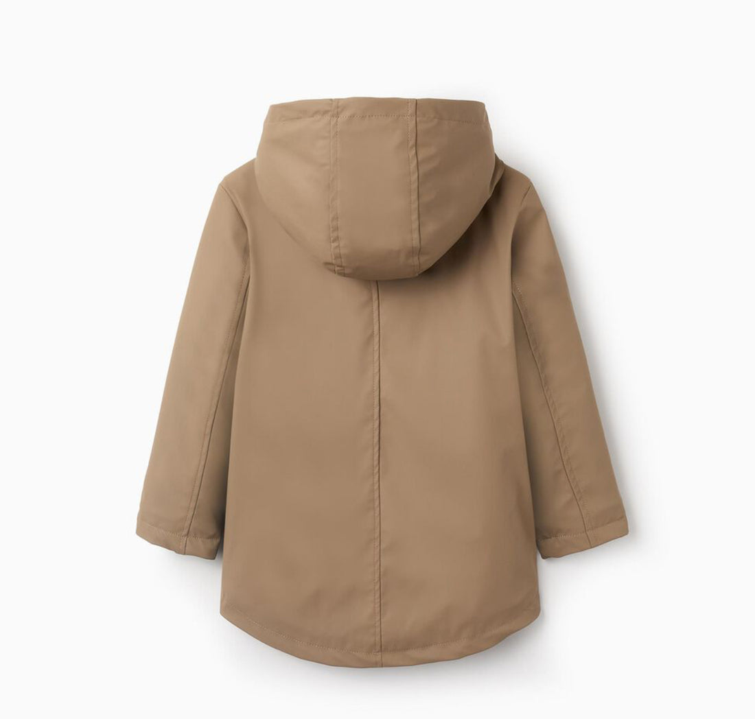 Parka marrón forro sherpa