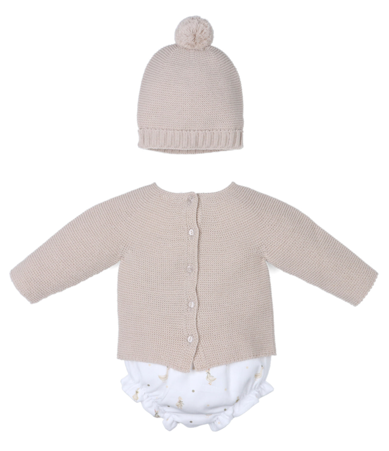 Conjunto con gorrito Olive