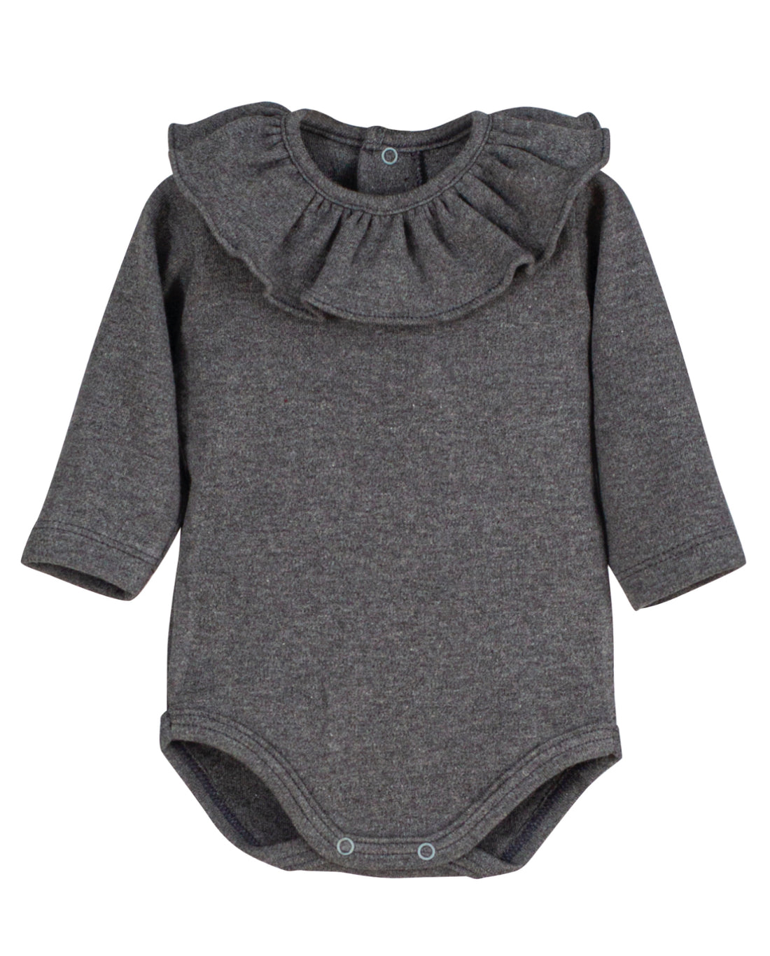 Body cuello volante gris antracita