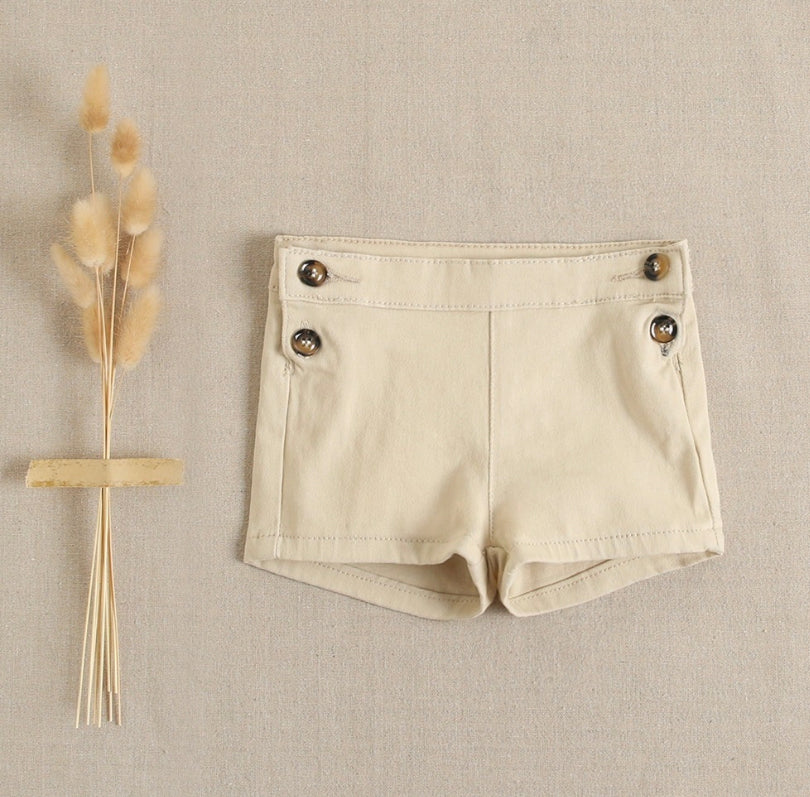 Short de bebé niño camel