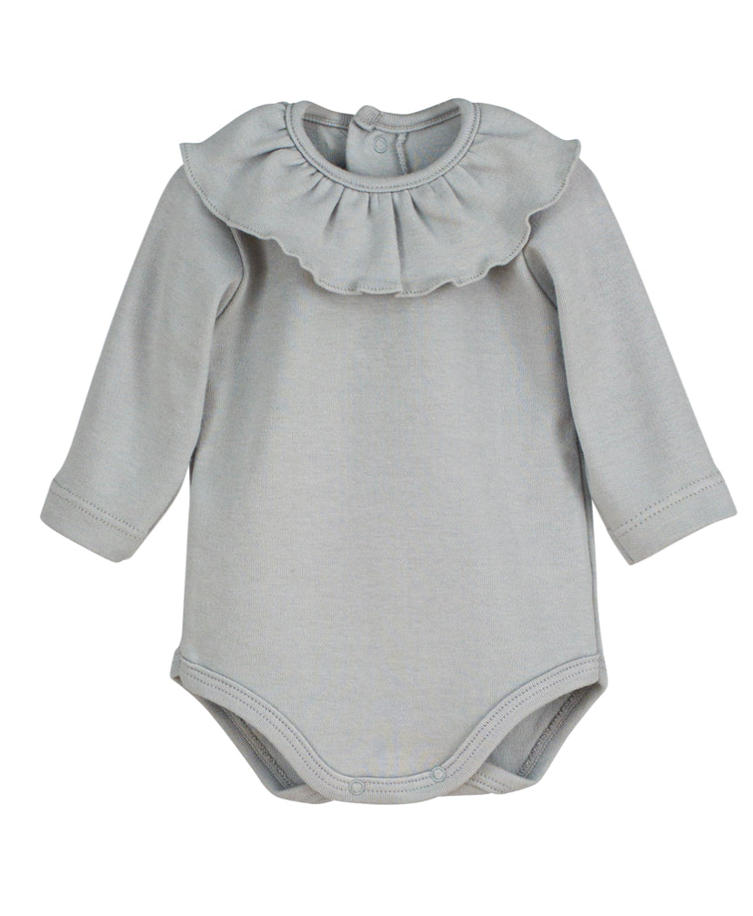 Body cuello volante en color gris